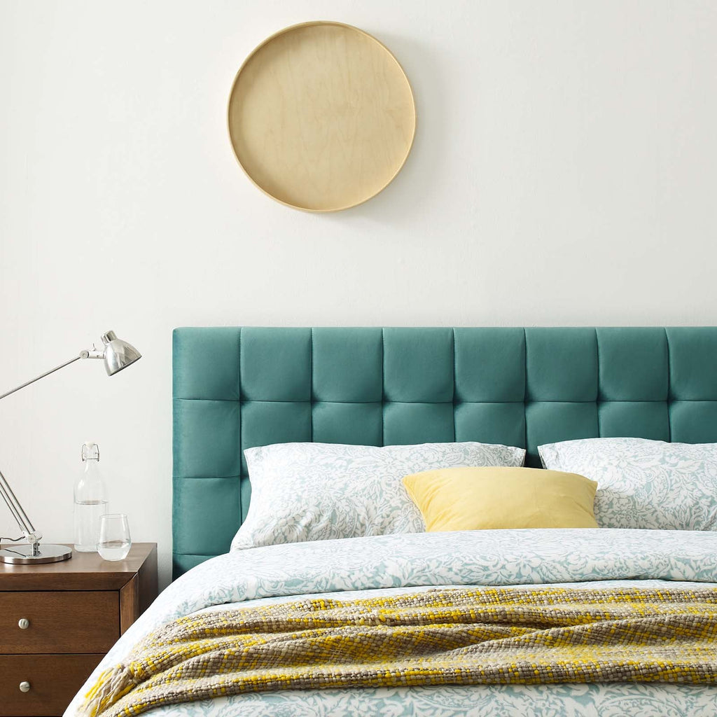 Julia Biscuit Tufted Performance Velvet Queen Platform Bed by Modway