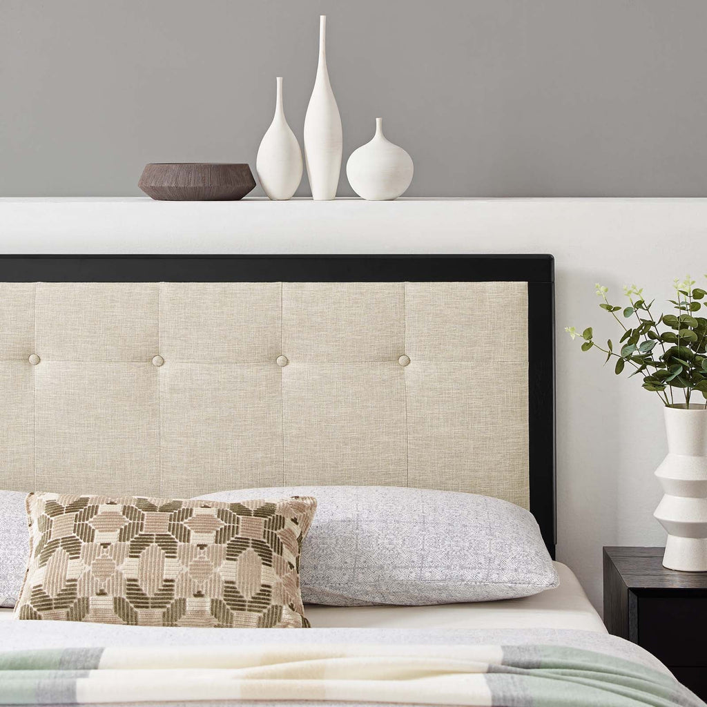 Draper Tufted Fabric and Wood Queen Headboard by Modway
