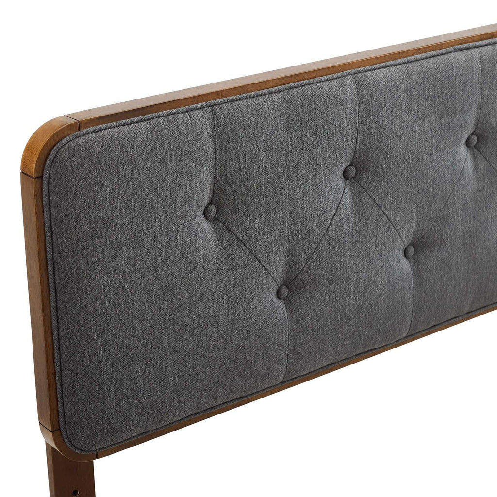 Collins Tufted Fabric and Wood Twin Headboard by Modway