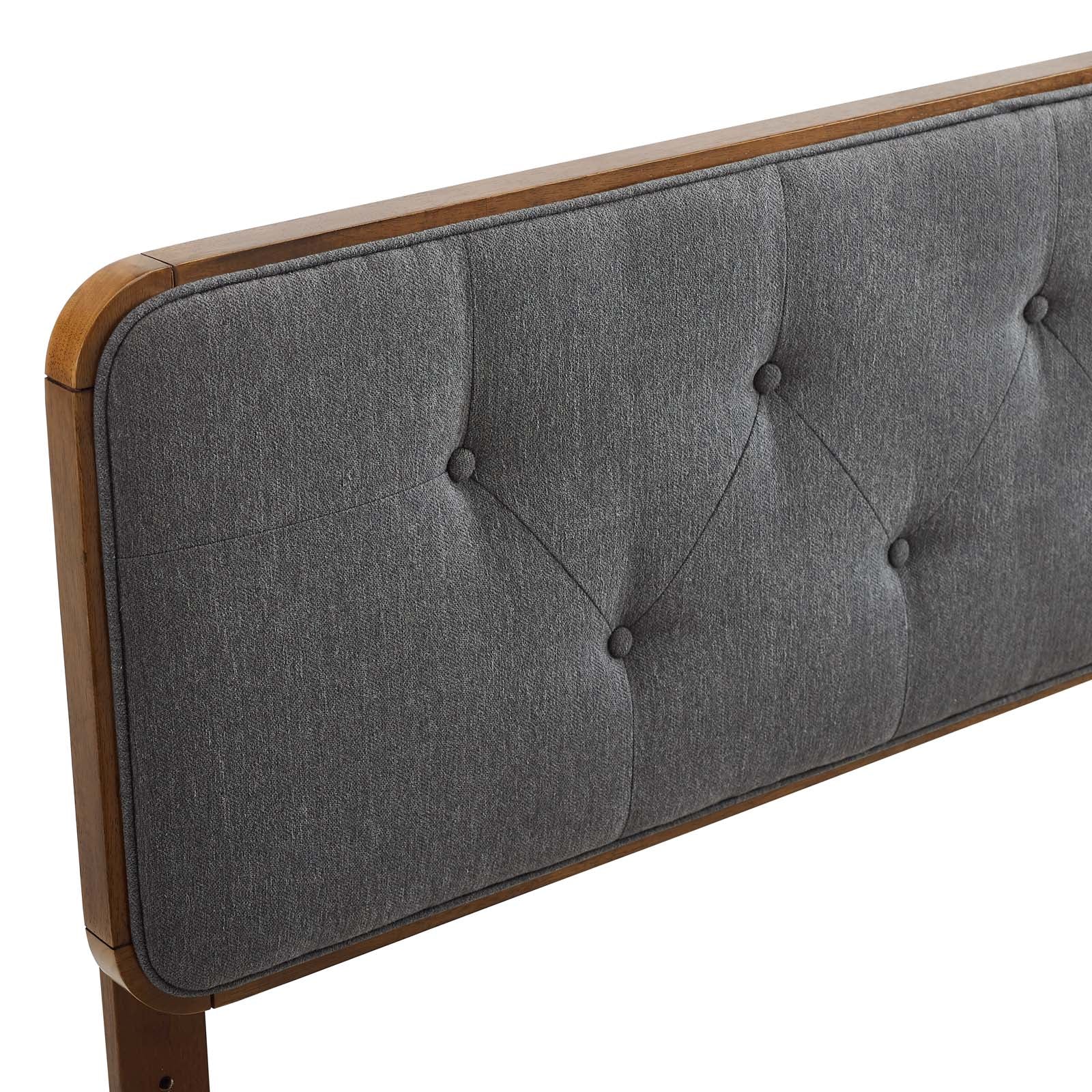 Collins Tufted Fabric and Wood Twin Headboard by Modway