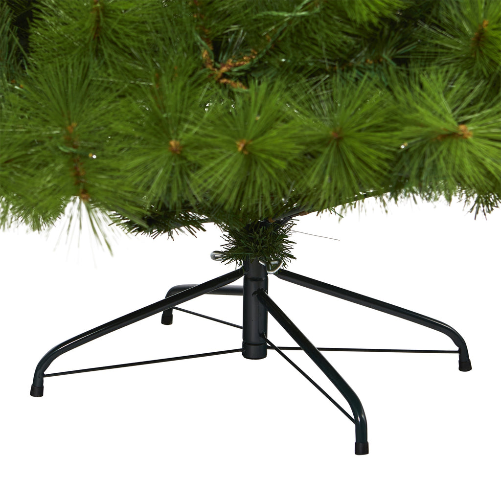 6.5' Green Scotch Pine Artificial Christmas Tree with 350 Clear LED Lights
