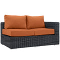 Summon Outdoor Patio Sunbrella¨ Right Arm Loveseat by Modway