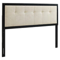 Draper Tufted Fabric and Wood King Headboard by Modway