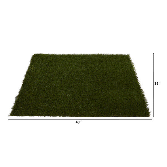 3' x 4' Artificial Professional Grass Turf Carpet UV Resistant