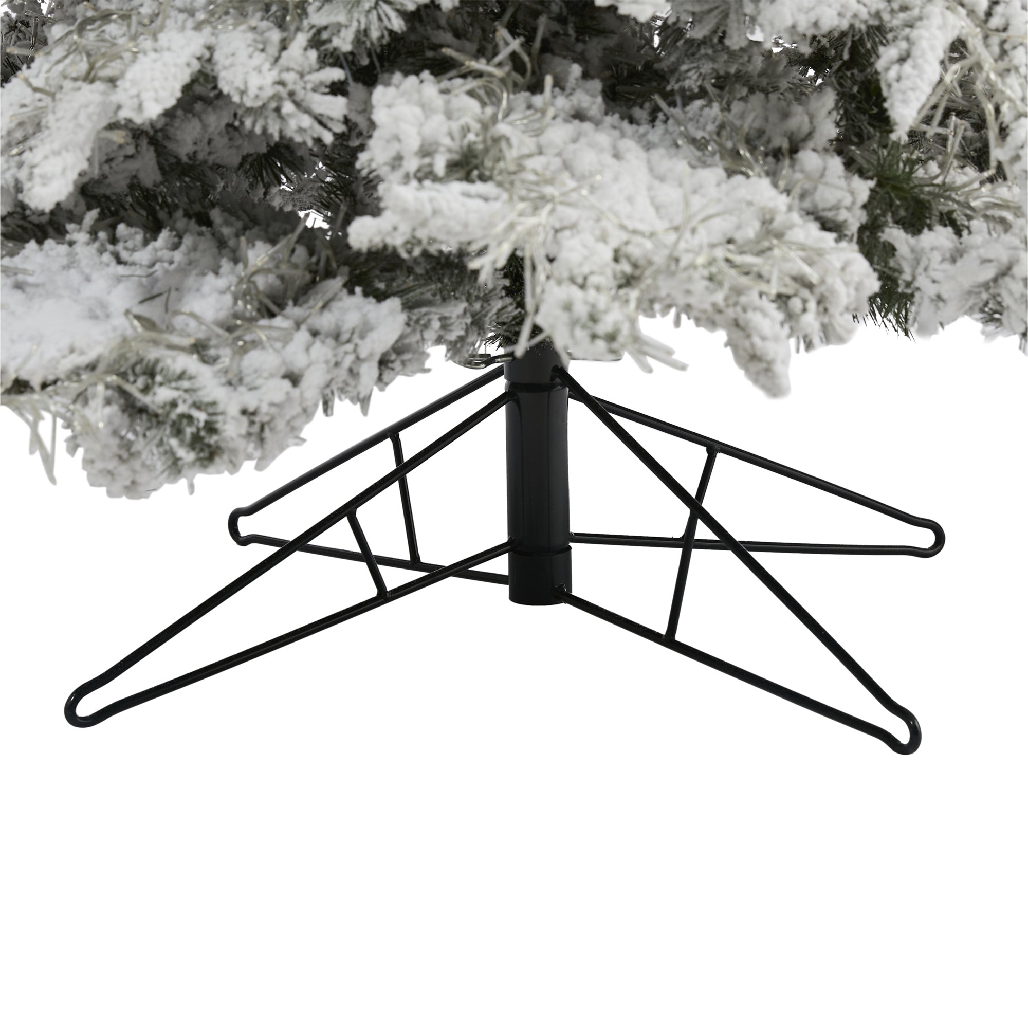 9' Flocked Grand Northern Rocky Fir Artificial Christmas Tree
