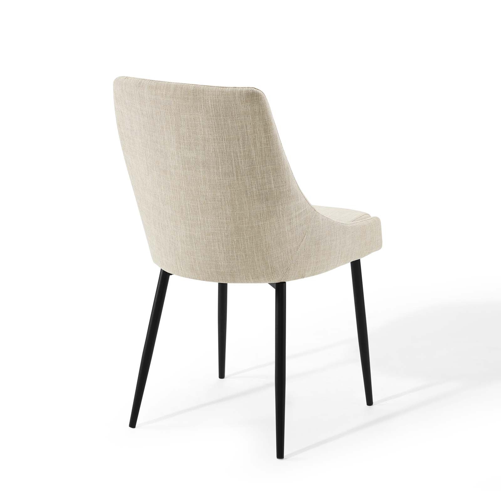 Viscount Upholstered Fabric Dining Chairs Set of 2 by Modway