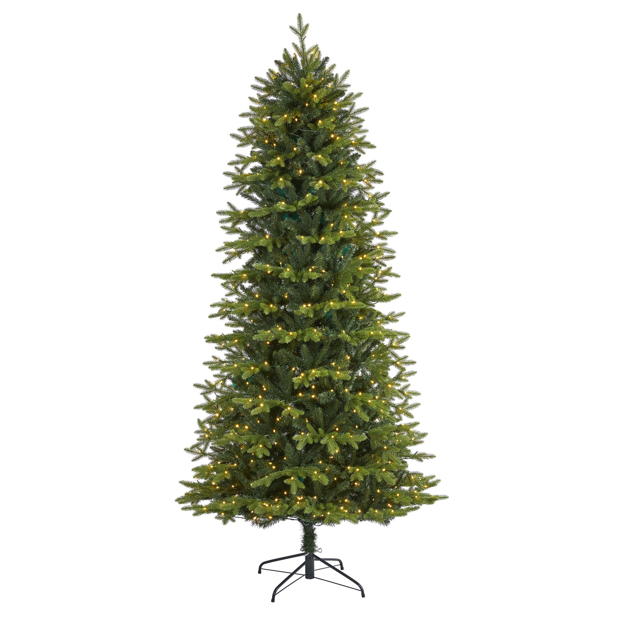 7.5' Belgium Fir 'Natural Look' Artificial Christmas Tree w/ 550 Clear LED Light