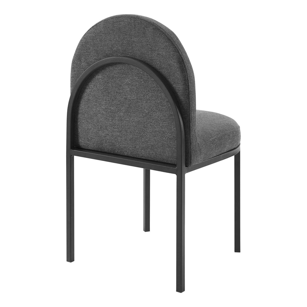 Isla Upholstered Fabric Dining Side Chair Set of 2 by Modway
