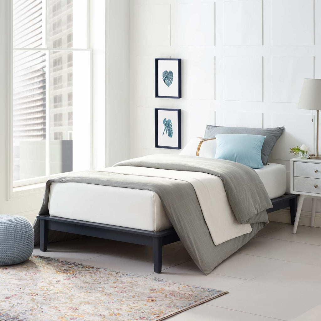 Lodge Wood Twin Platform Bed Frame by Modway