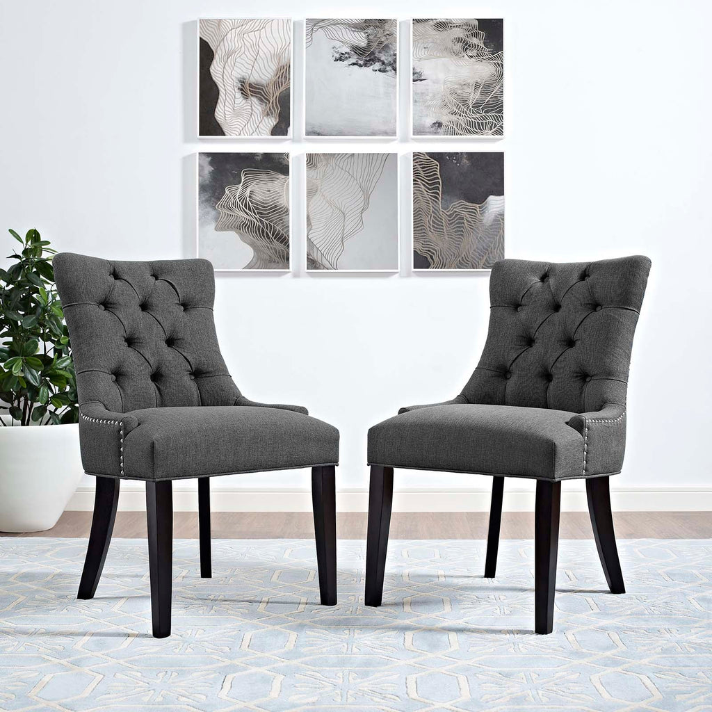 Regent Fabric Dining Side Chair Set of 2 by Modway