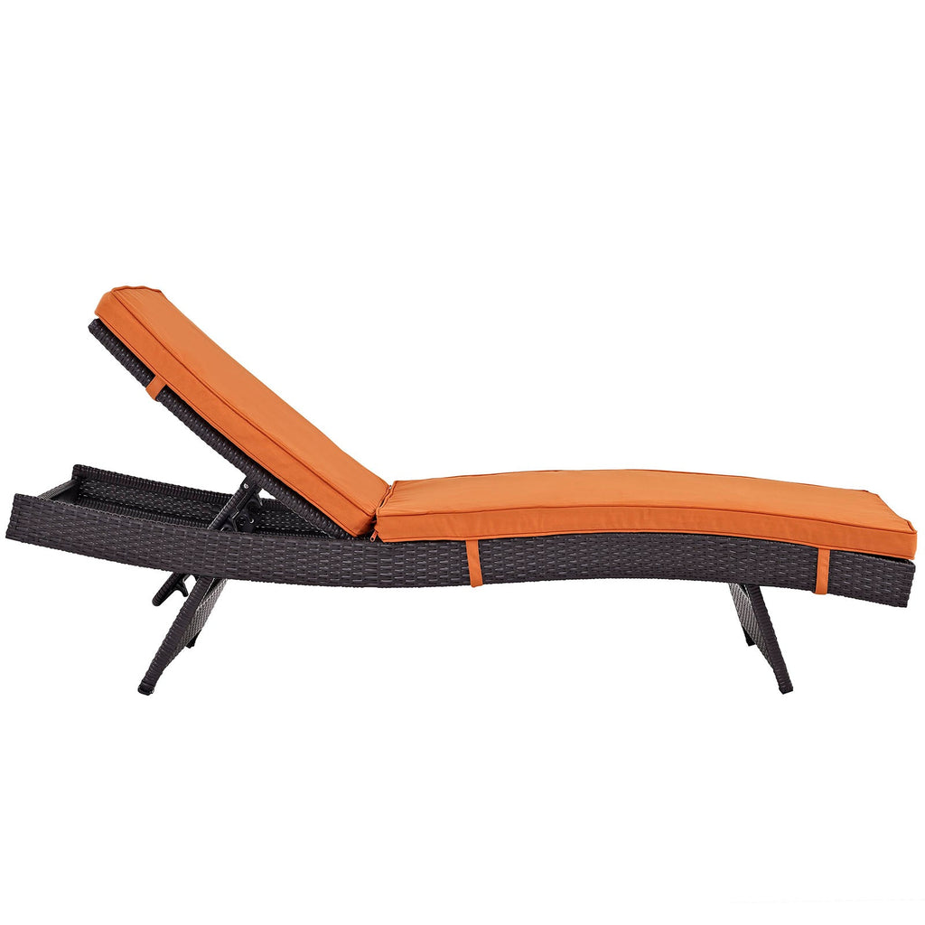 Convene Outdoor Patio Chaise Set of 6 by Modway