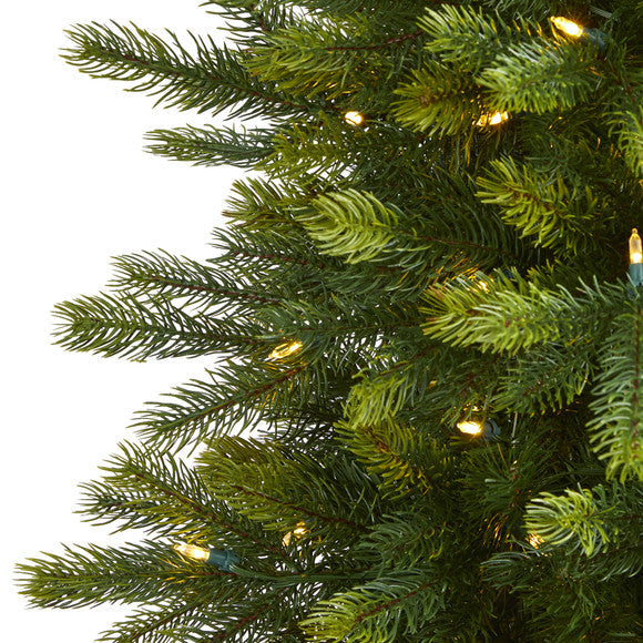 6' Manchester Fir Artificial Christmas Tree in Decorative Planter