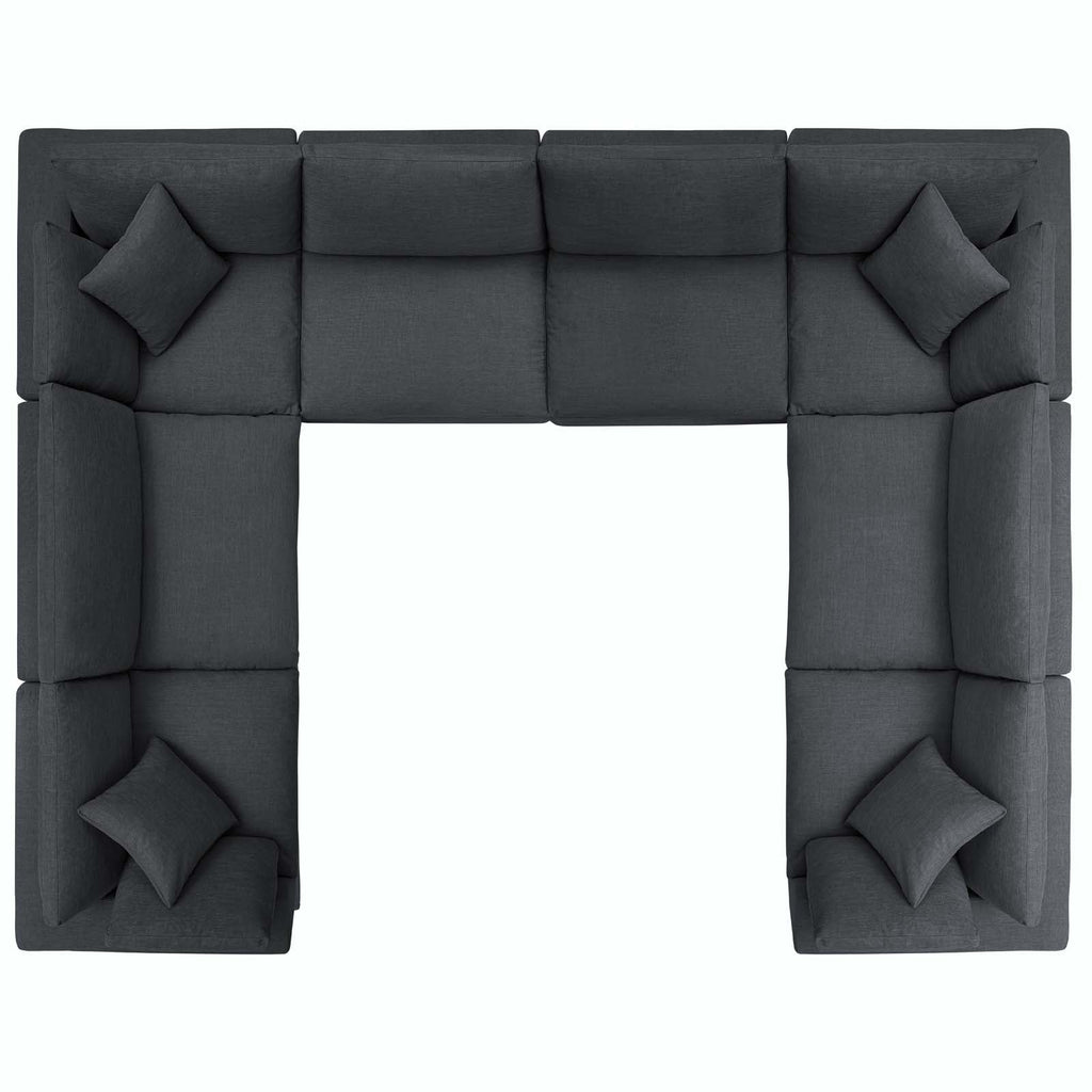 Commix 8-Piece Down Filled Overstuffed Sectional Sofa by Modway