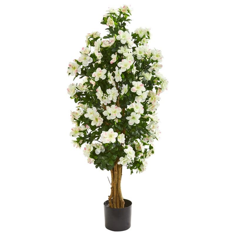 57" Azalea Artificial Tree 9111 By Nearly Natural