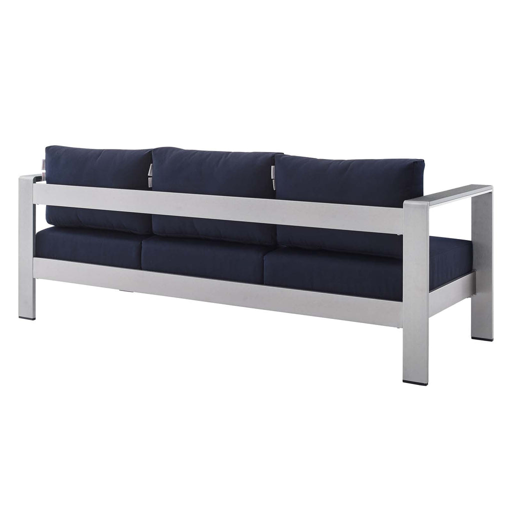Shore Sunbrella¨ Fabric Aluminum Outdoor Patio Sofa by Modway
