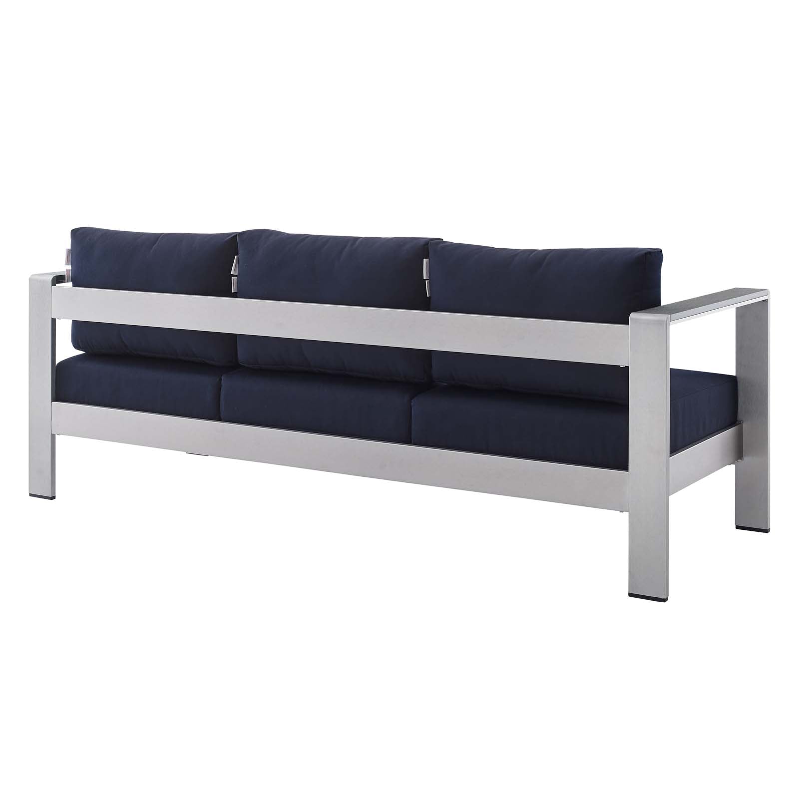 Shore Sunbrella¨ Fabric Aluminum Outdoor Patio Sofa by Modway