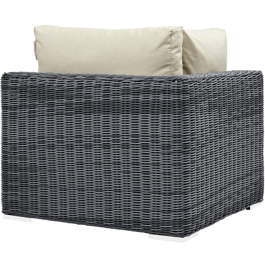 Summon Outdoor Patio Sunbrella¨ Corner by Modway