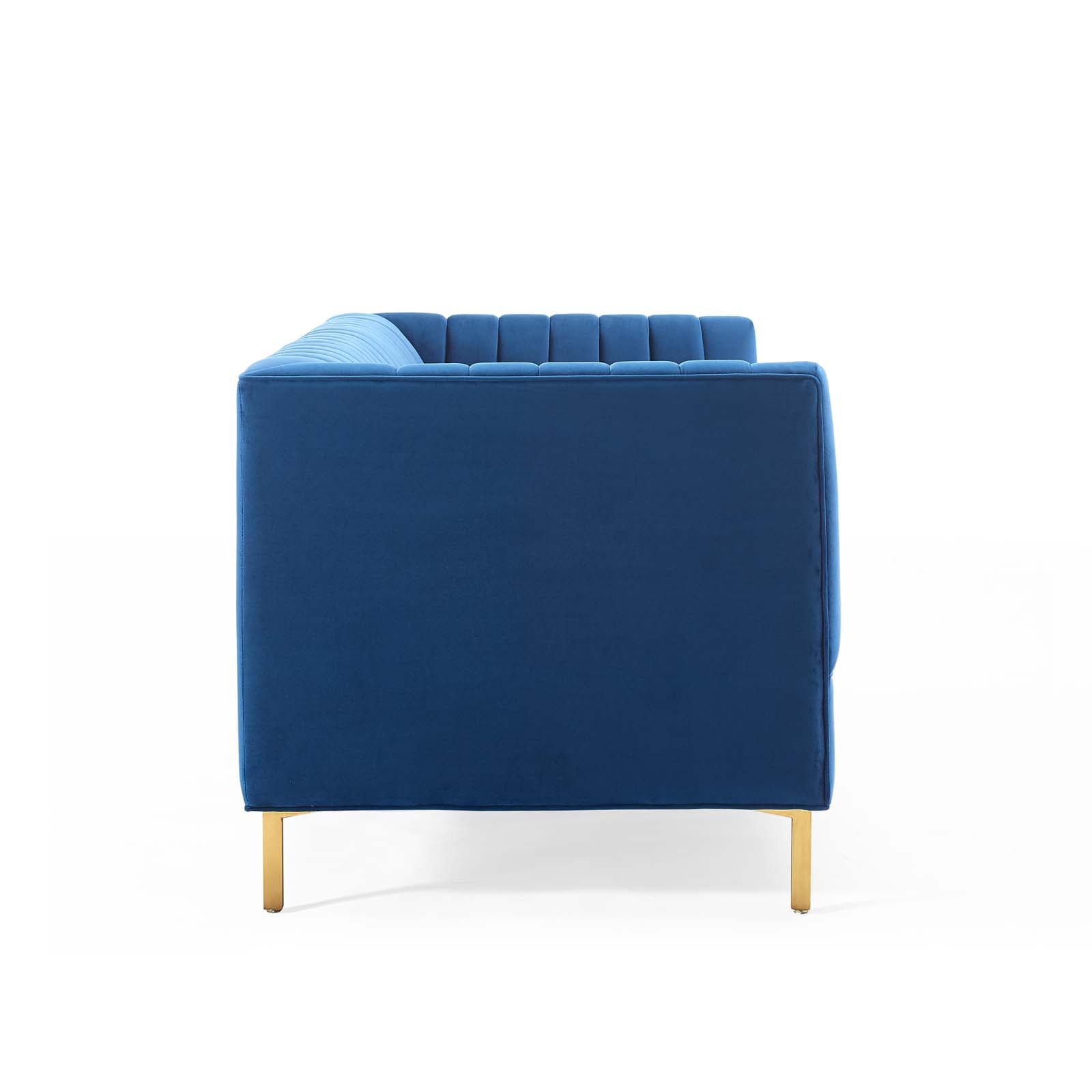 Shift Channel Tufted Performance Velvet Sofa by Modway