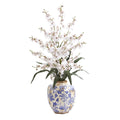 28" Dancing Lady Orchid Artificial Arrangement in Decorative Vase