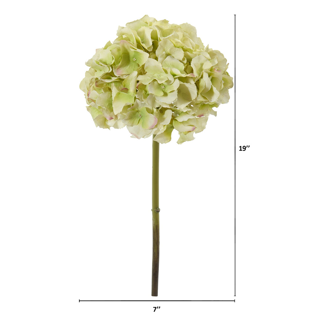 19" Hydrangea Artificial Flower (Set of 6)