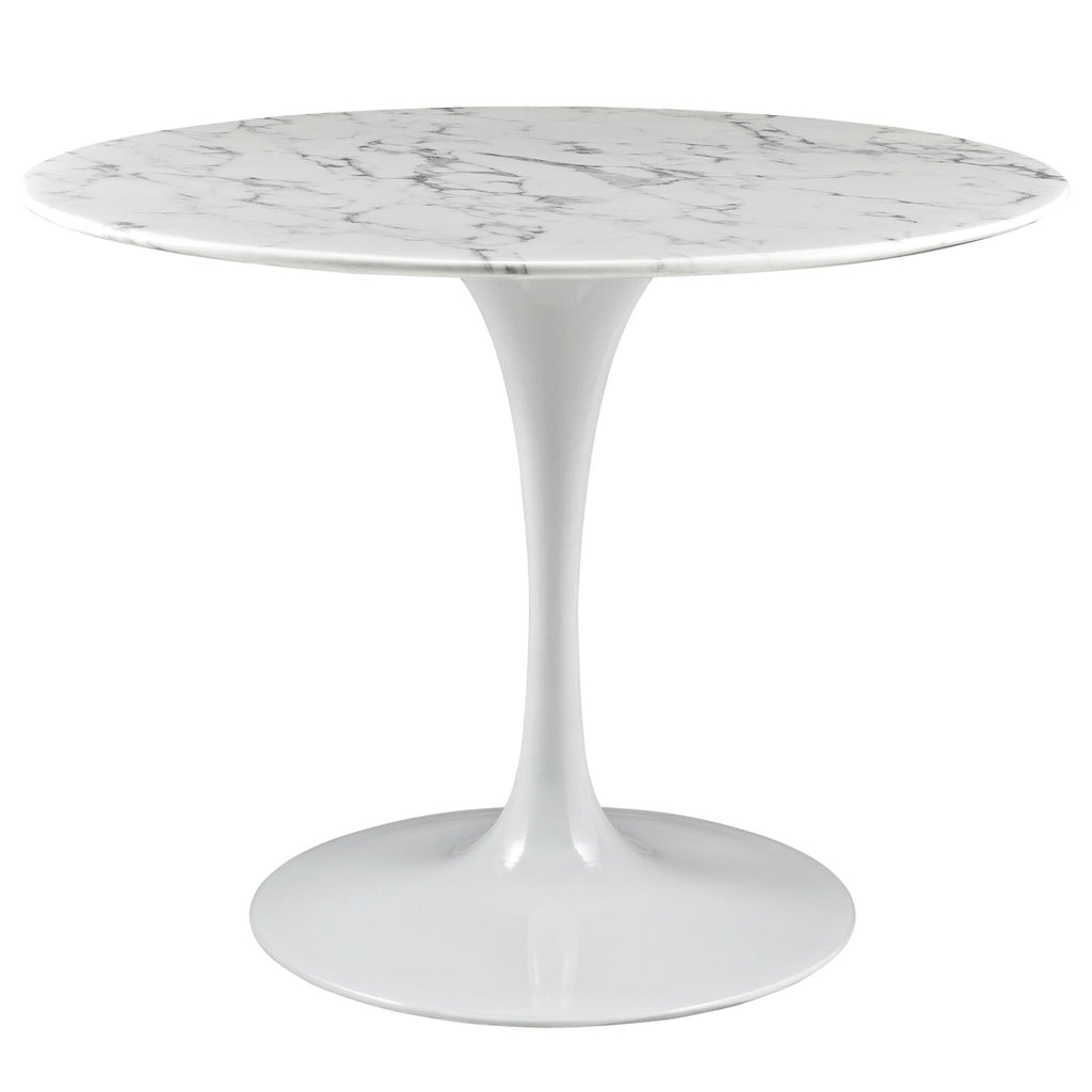 Lippa 40" Round Faux Marble Dining Table by Modway