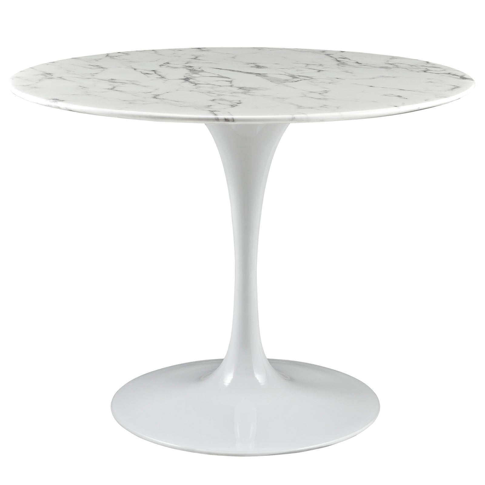 Lippa 40" Round Faux Marble Dining Table by Modway
