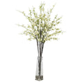 Cherry Blossoms w/Vase Silk Flower Arrangement