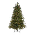 6' Snowed Tipped Clermont Mixed Pine Artificial Christmas Tree