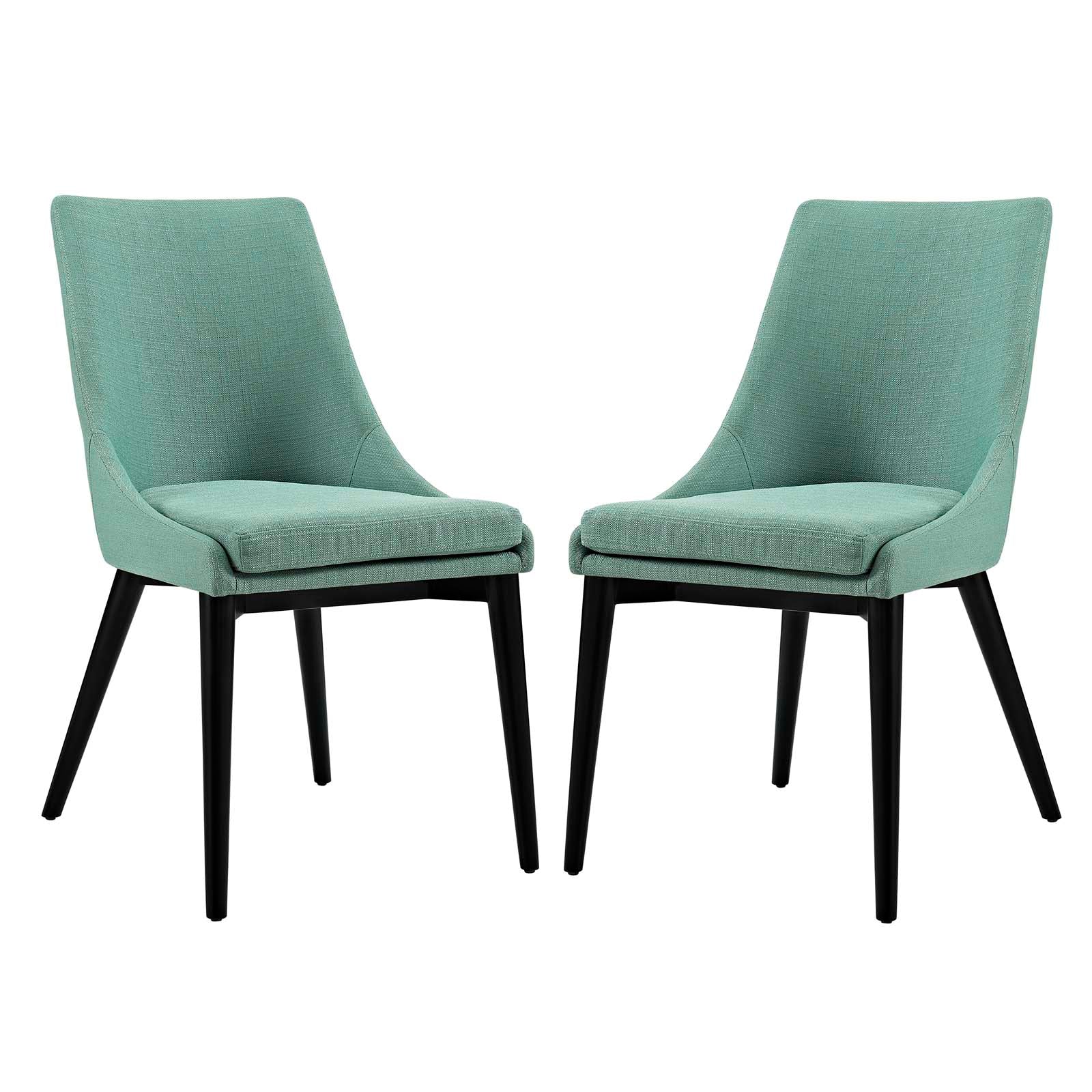 Viscount Fabric Dining Side Chair Set of 2 by Modway