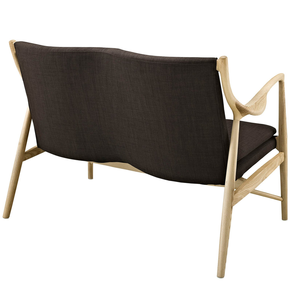 Makeshift Upholstered Fabric Loveseat by Modway