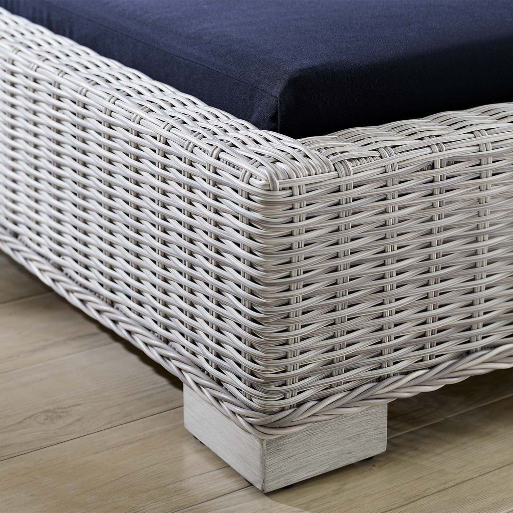 Conway Sunbrella¨ Outdoor Patio Wicker Rattan Chaise Lounge by Modway