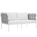 Harmony Outdoor Patio Aluminum Loveseat by Modway