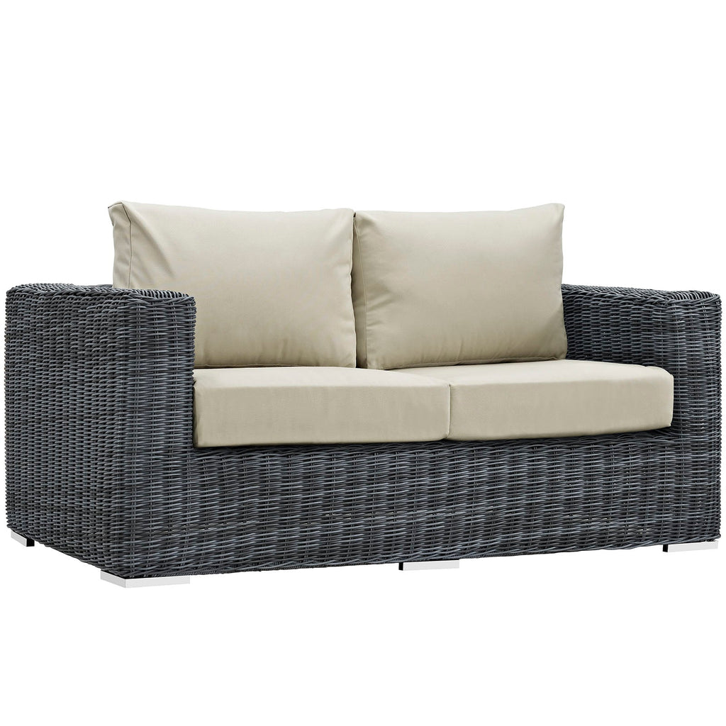 Summon Outdoor Patio Sunbrella¨ Loveseat by Modway
