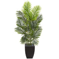 5.5' Paradise Palm Artificial Tree In Square Planter 5670 By Nearly Natural
