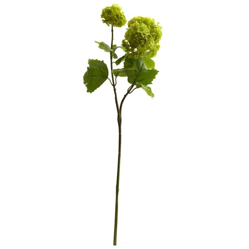 18" Snowball Hydrangea Artificial Flower (Set of 6)