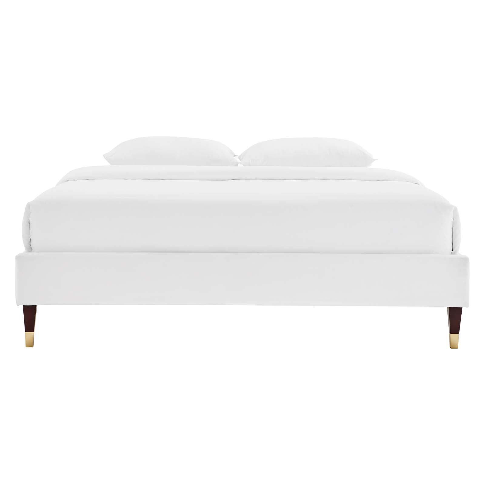 Harlow Performance Velvet King Platform Bed Frame by Modway
