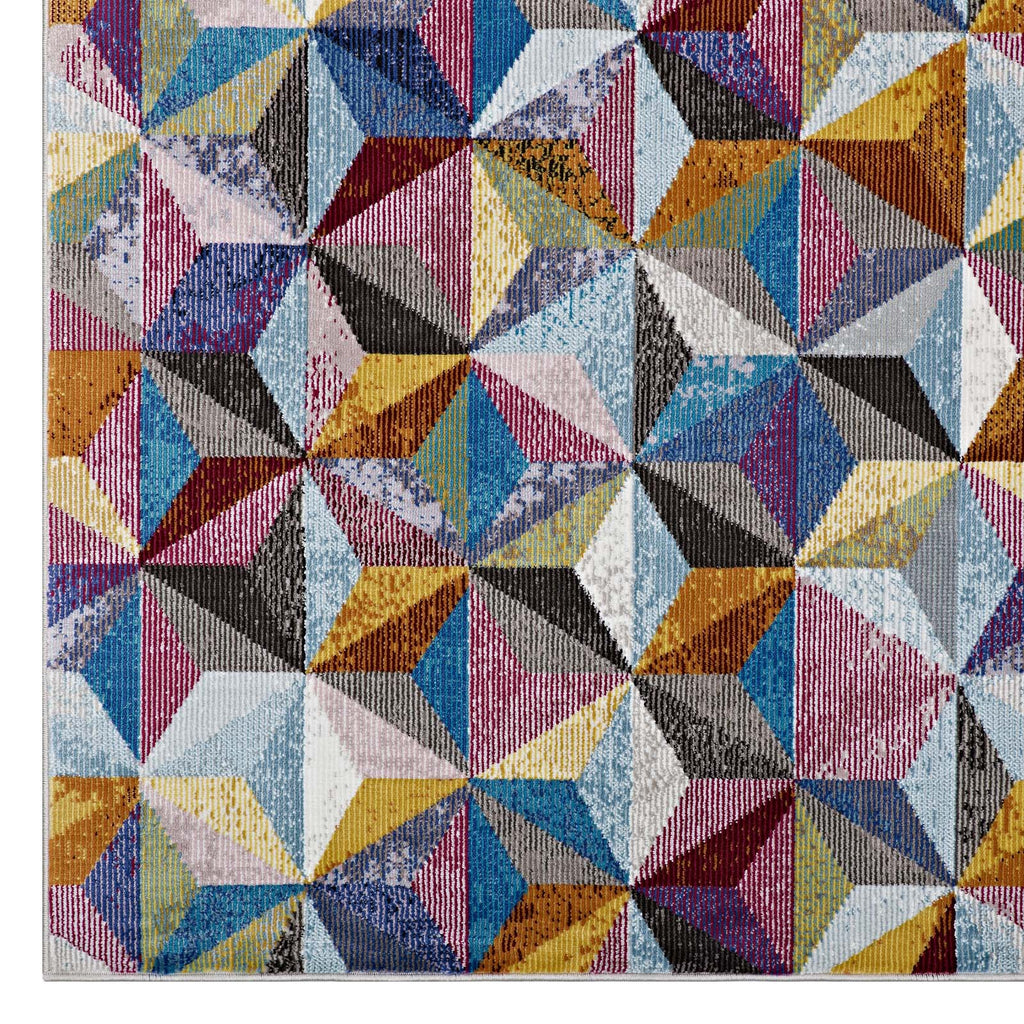 Arisa Geometric Hexagon Mosaic 4x6 Area Rug by Modway