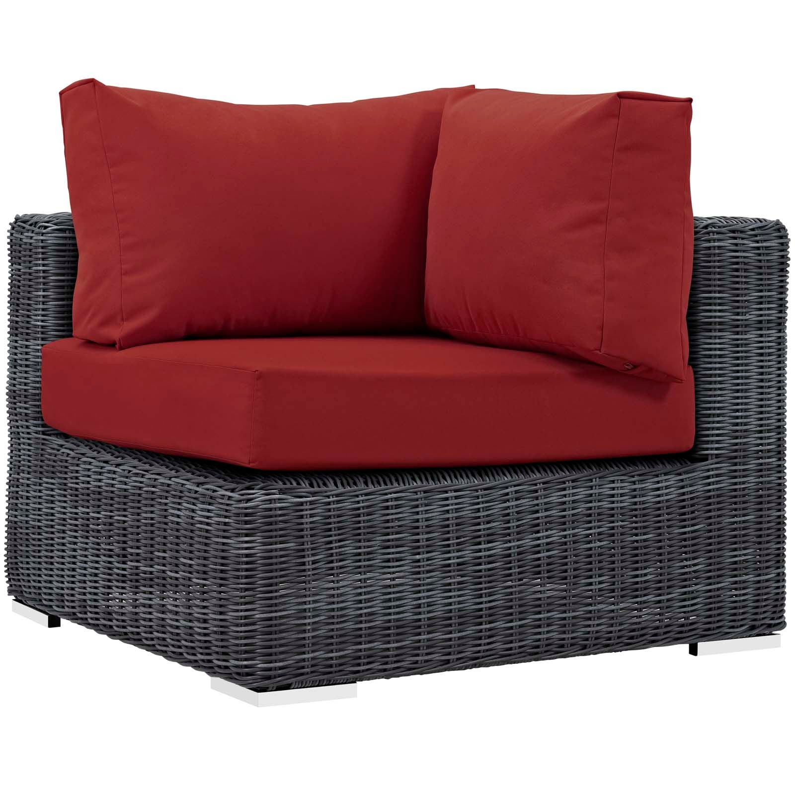 Summon 7 Piece Outdoor Patio Sunbrella¨ Sectional Set by Modway