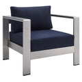 Shore Sunbrella¨ Fabric Aluminum Outdoor Patio Armchair by Modway