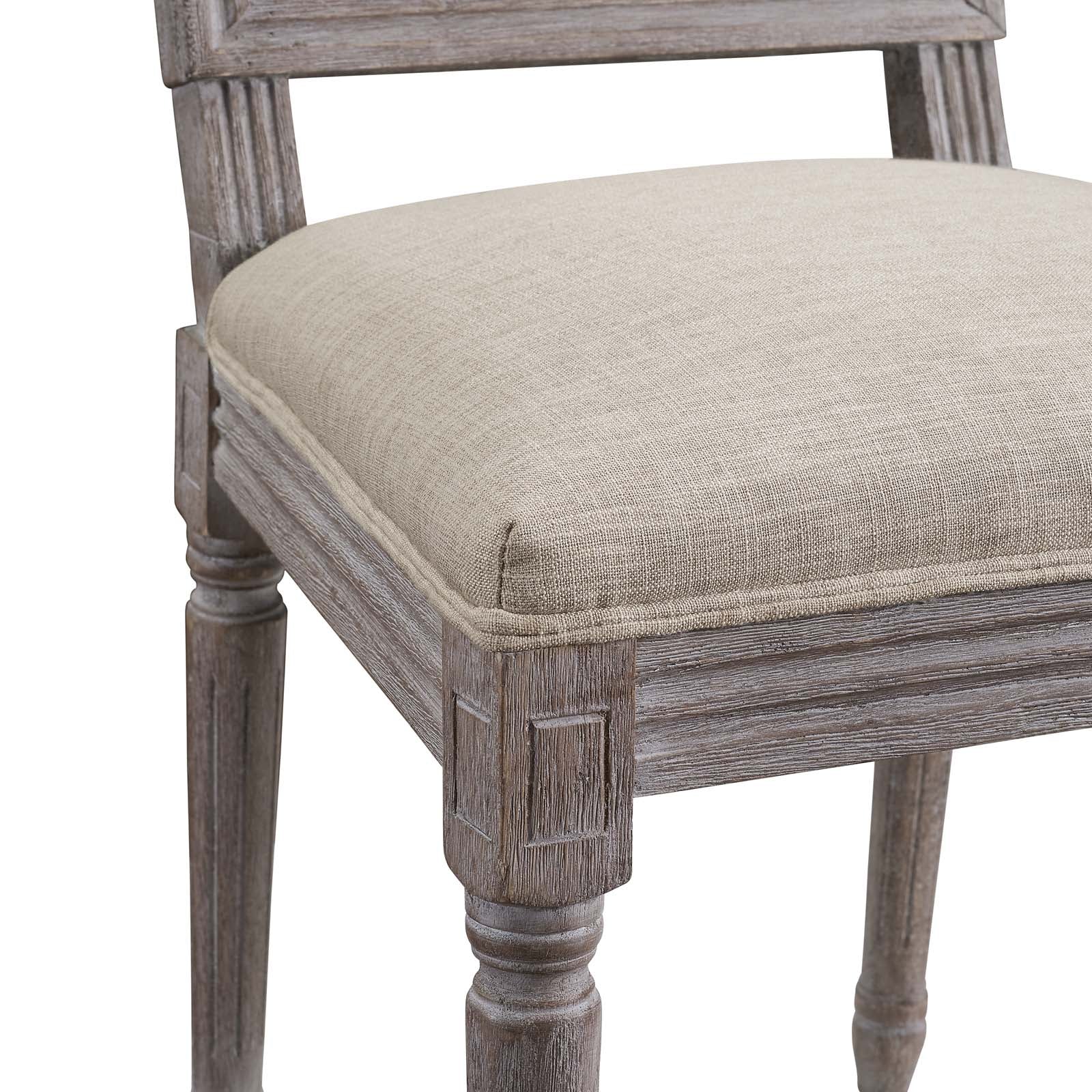 Court Upholstered Fabric Dining Side Chair Set of 2 by Modway