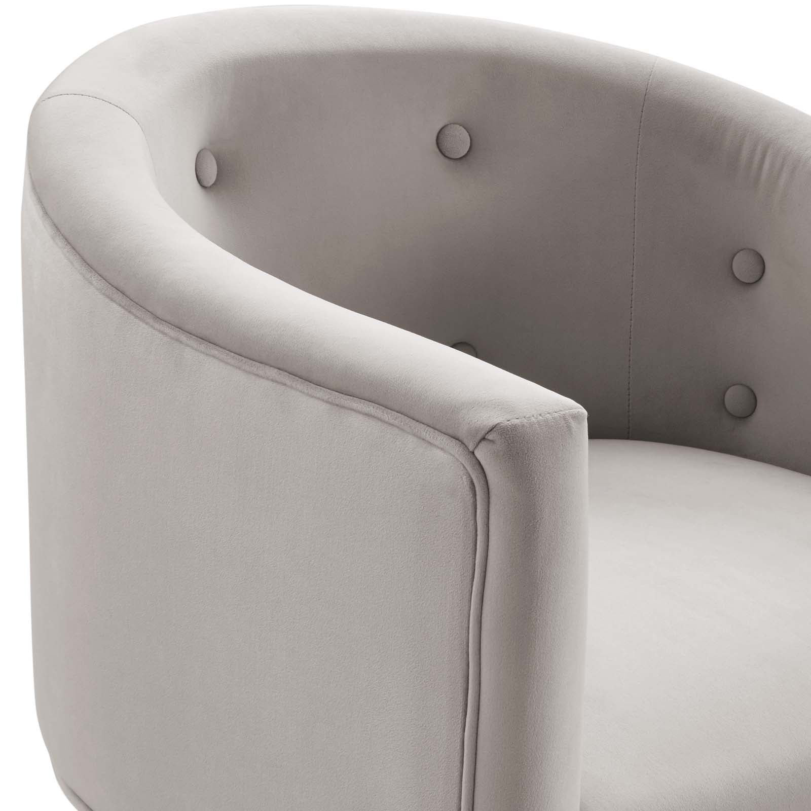 Savour Tufted Performance Velvet Accent Chairs Set of 2 by Modway