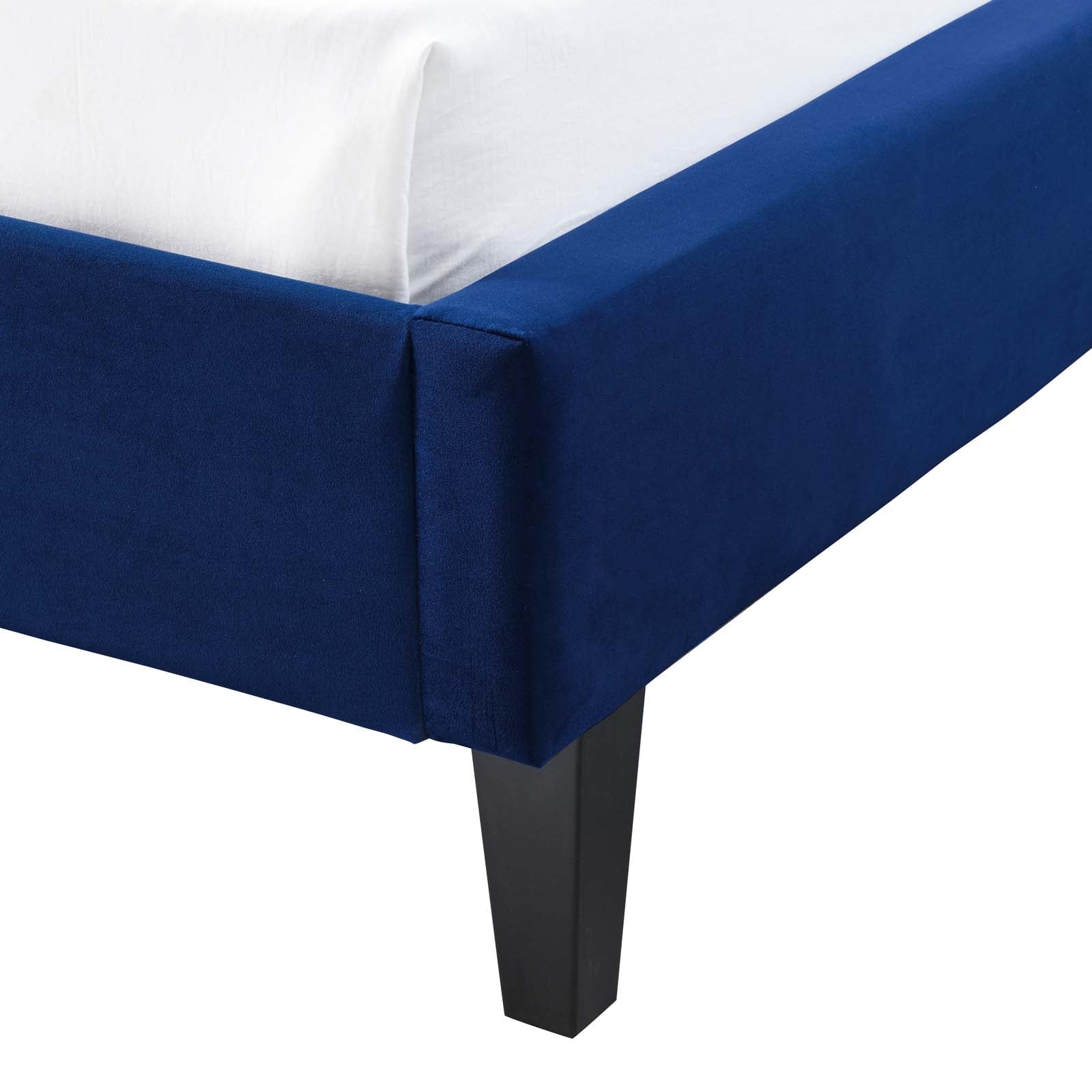 Penelope Tufted Wingback Performance Velvet Queen Platform Bed by Modway