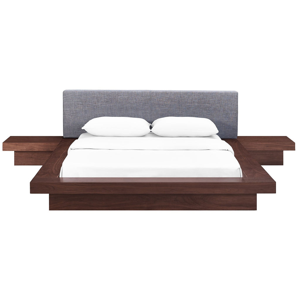 Freja 3 Piece Fabric Queen Bedroom Set by Modway