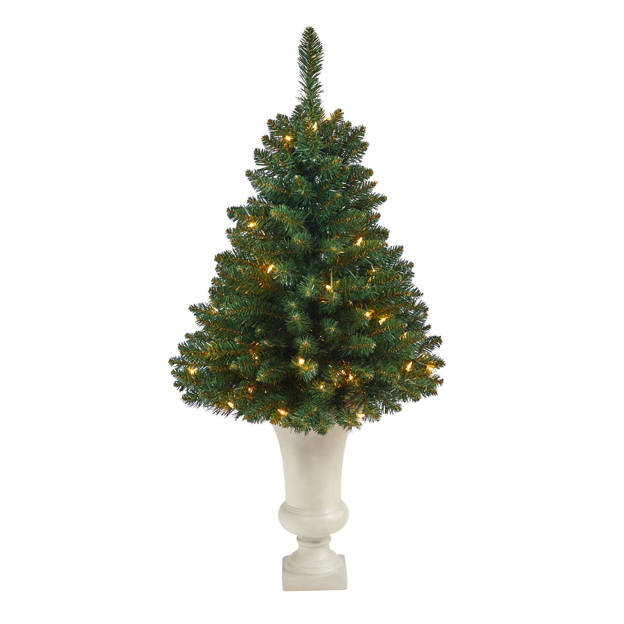 3.5' Northern Rocky Spruce Artificial Christmas Tree w/ 50 Clear Lights