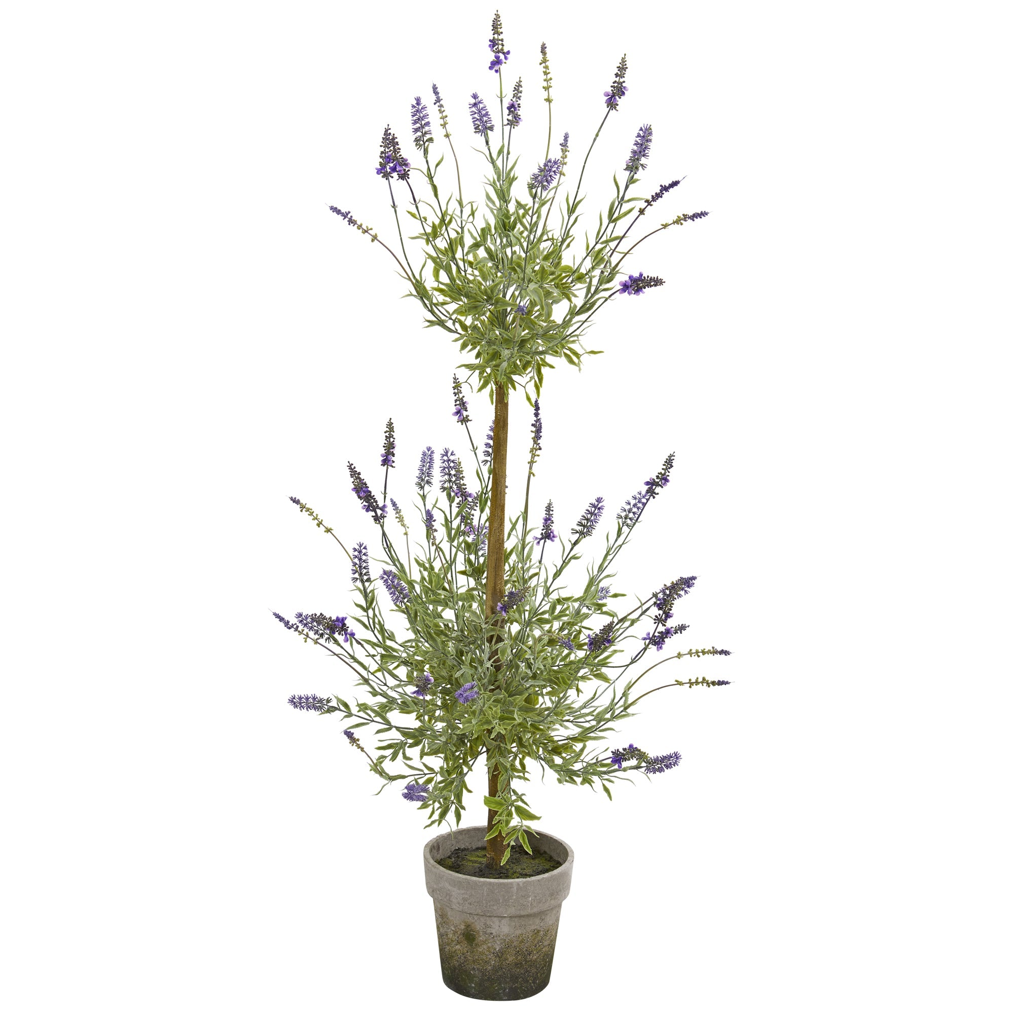 34"  Lavander Topiary Artificial Tree