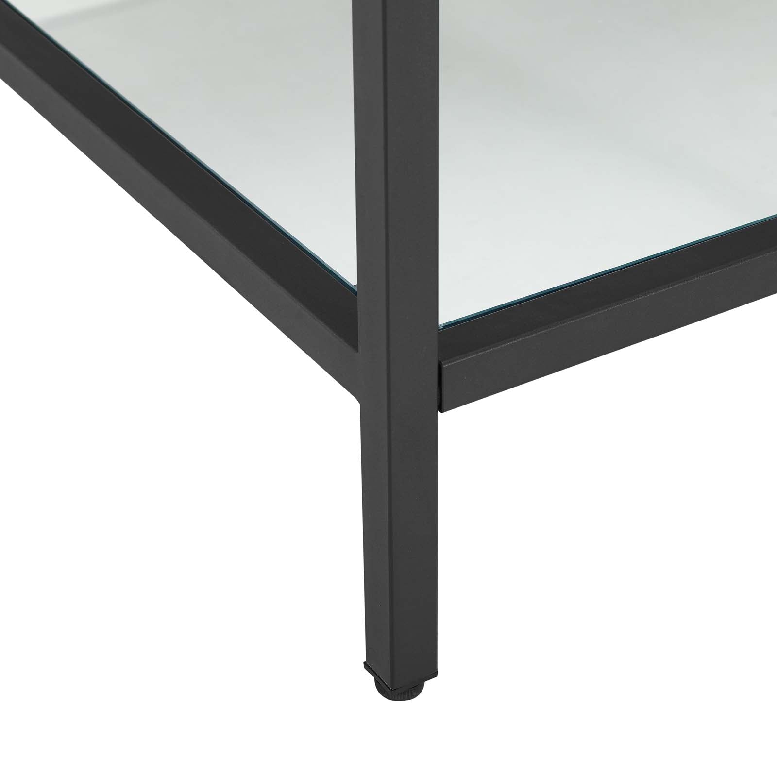 Kingsley 60" Black Stainless Steel Bathroom Vanity by Modway
