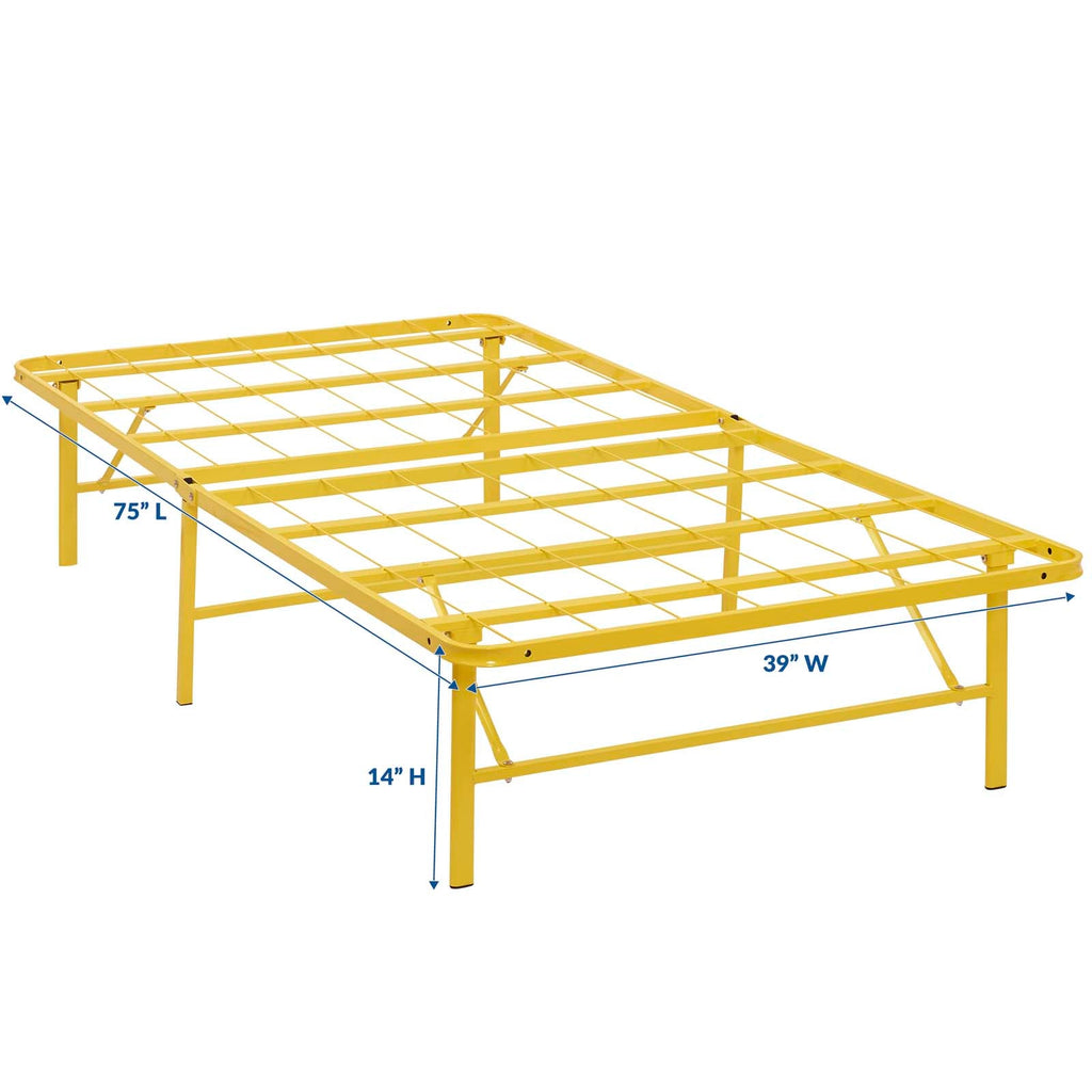 Horizon Stainless Steel Twin Bed Frame by Modway