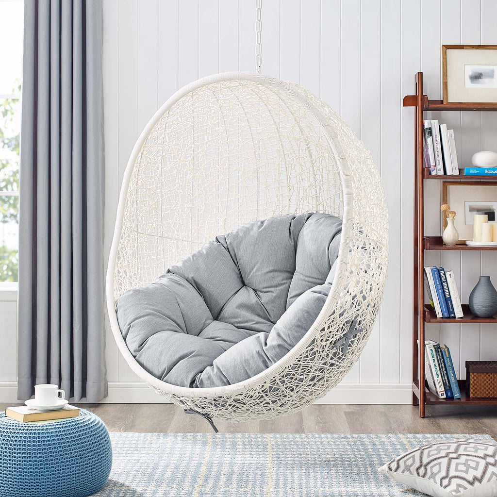 Hide Outdoor Patio Sunbrella¨ Swing Chair With Stand by Modway