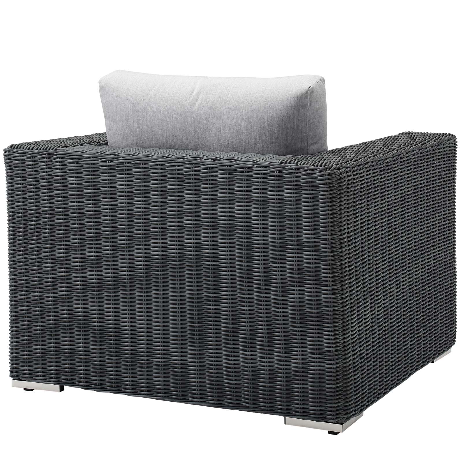 Summon Outdoor Patio Fabric Sunbrella¨ Armchair by Modway