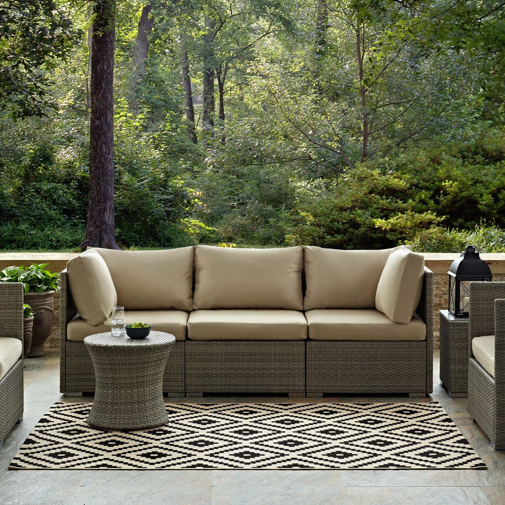 Perplex Geometric Diamond Trellis Indoor and Outdoor 8x10 Area Rug by Modway